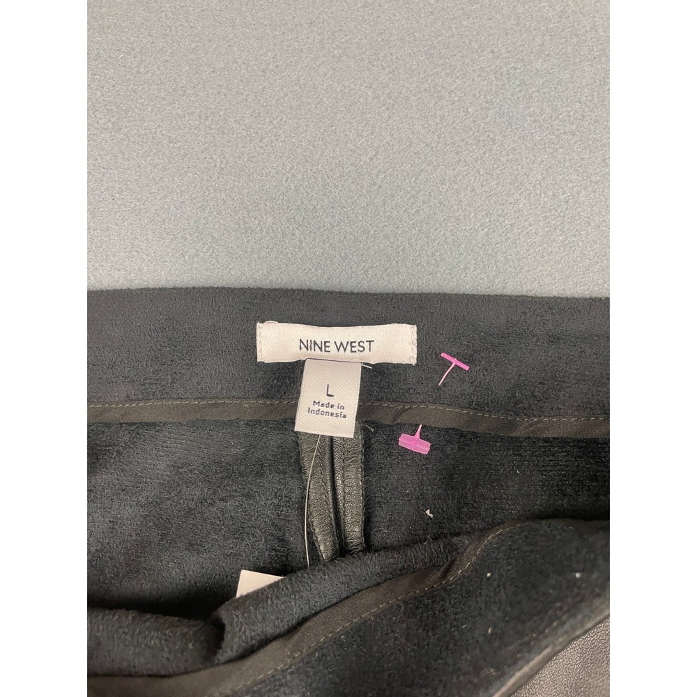 Nine West Black Faux Leather Pencil Skirt - Picture 2 of 10